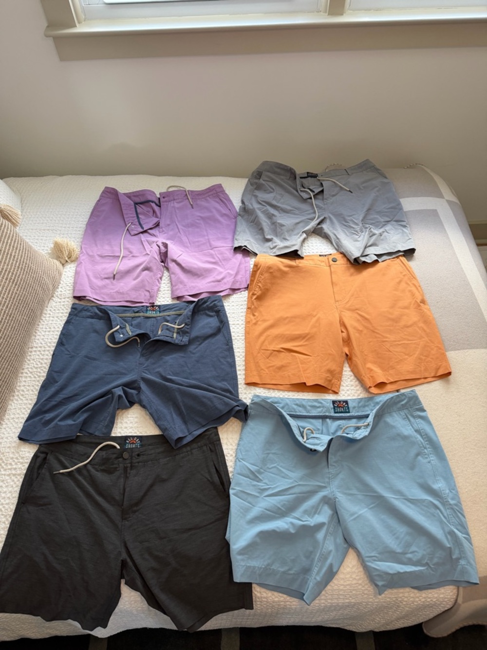 Lot of 6 Pairs Men’s Faherry All Day Short size 36